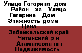 Улица Гагарина, дом 13 › Район ­ хз › Улица ­ Гагарина › Дом ­ 13 › Этажность дома ­ 5 › Цена ­ 5 000 - Забайкальский край, Читинский р-н, Атамановка пгт Недвижимость » Квартиры аренда   . Забайкальский край